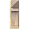 Ekena Millwork Imperial Arts & Crafts Rough Sawn Outlooker, Douglas Fir, 8"W x 16"D x 24"H OUT08X16X24IMP03RDF - alternate 3